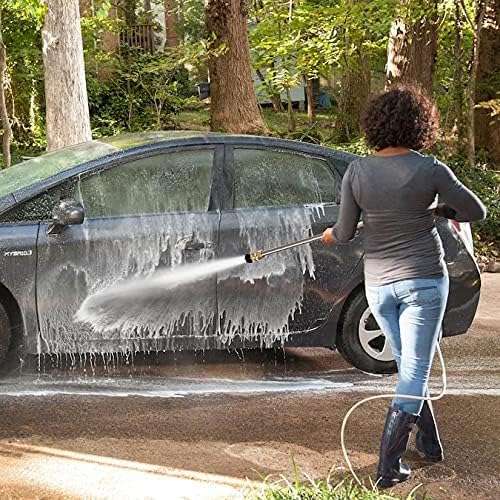 mrliance Electric Pressure Washer 2.9GPM Power Washer Car Washer with Hose Reel, 5 Adjustable Nozzles, Soap Bottle ( Multi) 5
