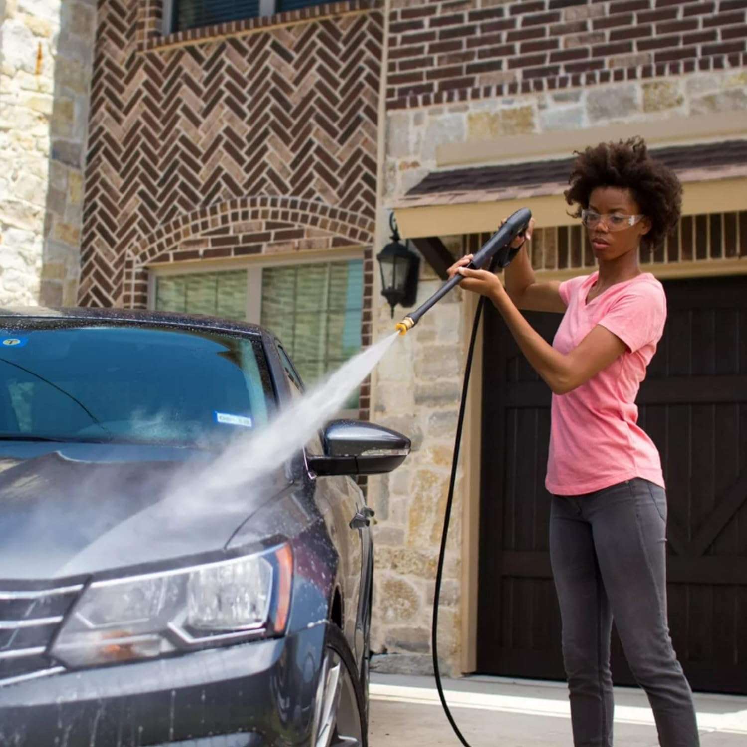 Kärcher - K1700 Cube TruPressure Electric Pressure Washer - 1700 PSI - 2125 Max PSI Power Washer - With 3 Nozzles for Cleaning Cars, Siding, Driveways - 5