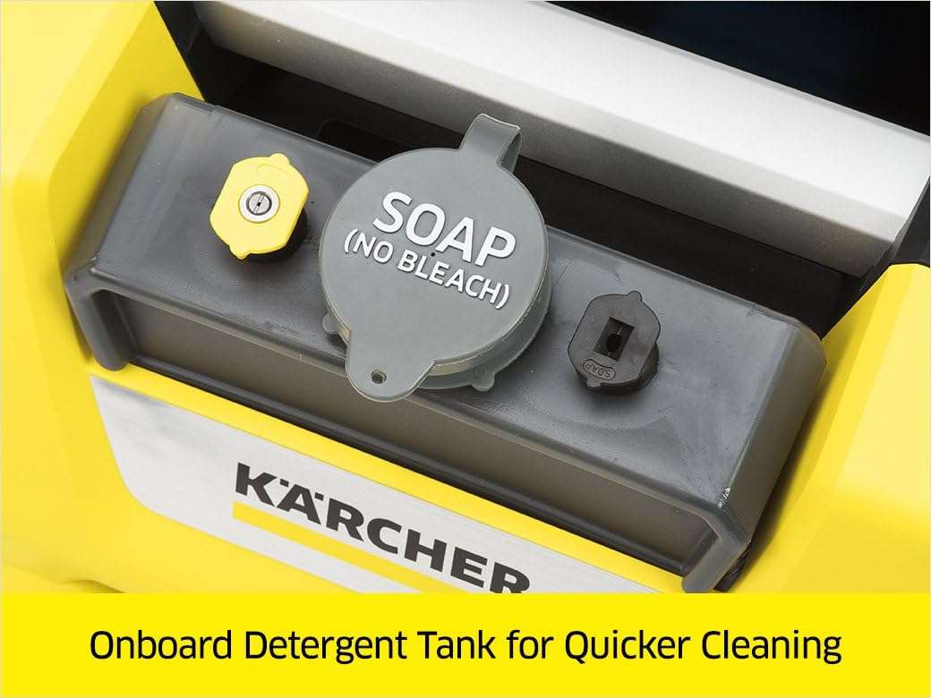 Kärcher - K1700 Cube TruPressure Electric Pressure Washer - 1700 PSI - 2125 Max PSI Power Washer - With 3 Nozzles for Cleaning Cars, Siding, Driveways - 8