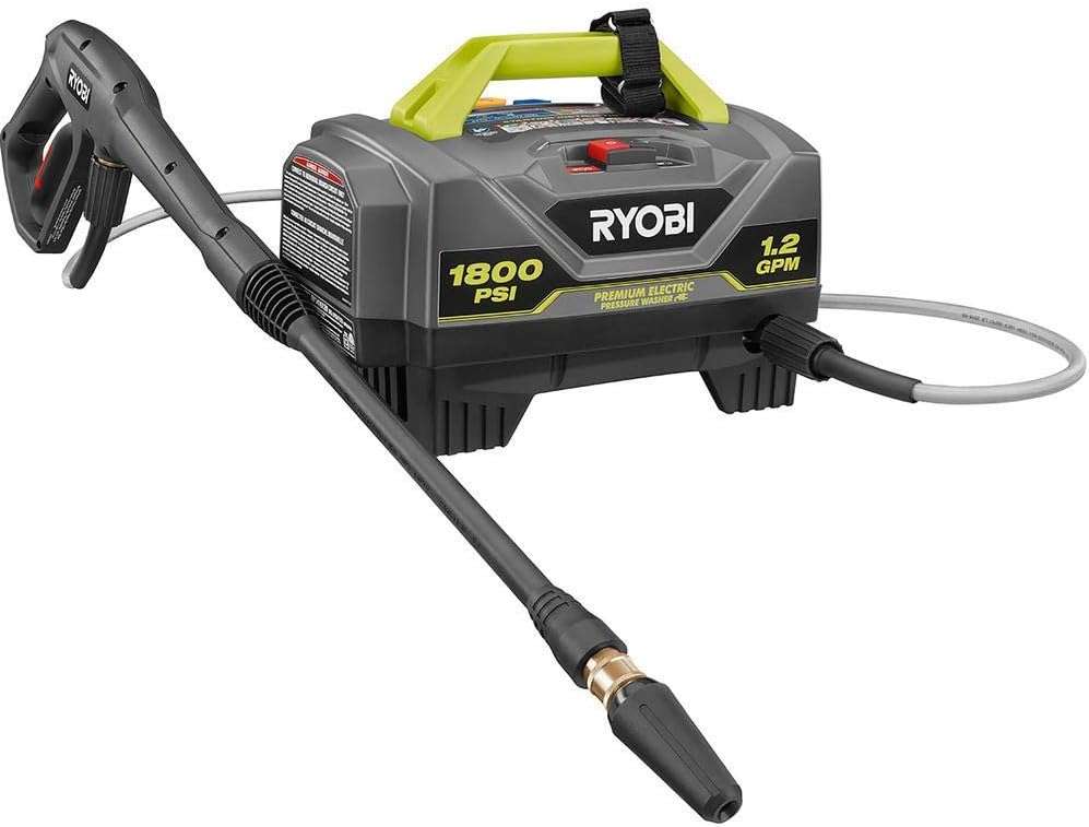 RYOBI 1,800 PSI 1.2 GPM Electric Pressure Washer, RY141820VNM - 1