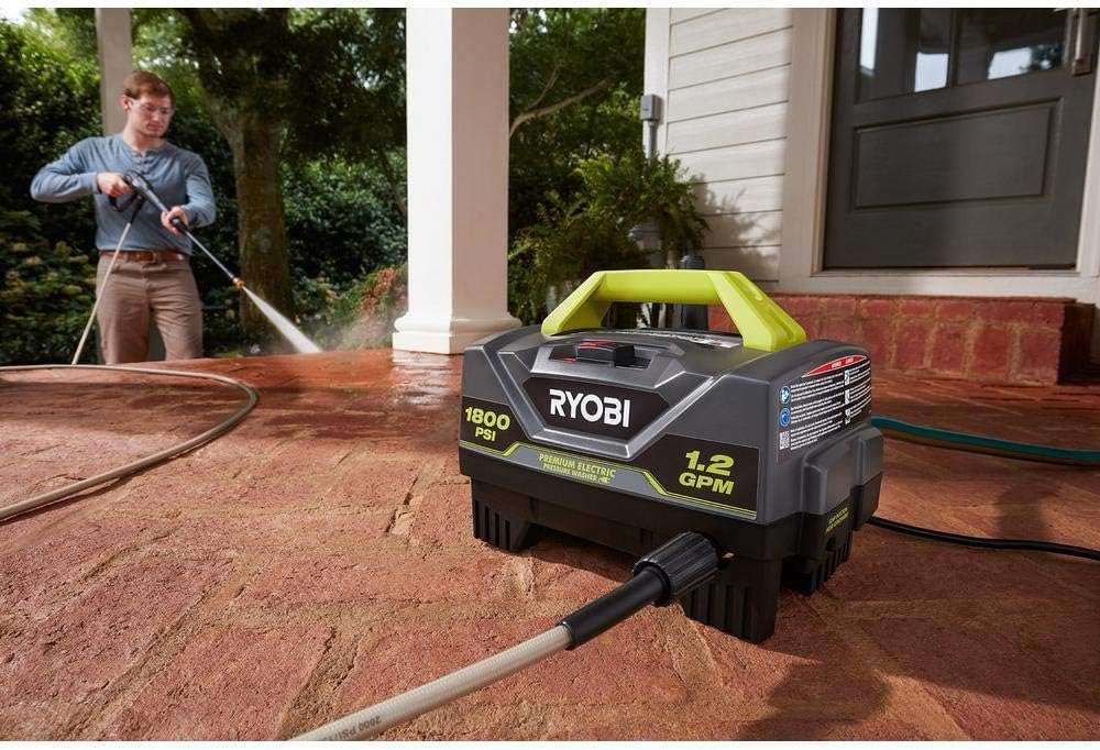 RYOBI 1,800 PSI 1.2 GPM Electric Pressure Washer, RY141820VNM - 4