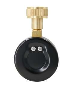 Reotemp PD25H 2.5 Home Water Pressure Test Gauge with Max Pointer, 0-160 PSI, 3-4 Female Garden Hose Thread, Hose Bib Gauge - 4