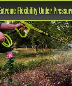 Flexzilla Pressure Washer Hose with M22 Fittings, 1-4 in. x 50 ft., ZillaGreen - HFZPW3450M-E - 3