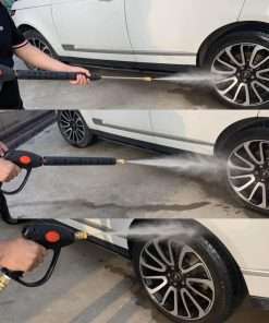 M MINGLE Replacement Pressure Washer Gun with Extension Wand, M22 15mm or M22 14mm Fitting, 5 Nozzle Tips, 40 Inch, 4000 PSI - 8