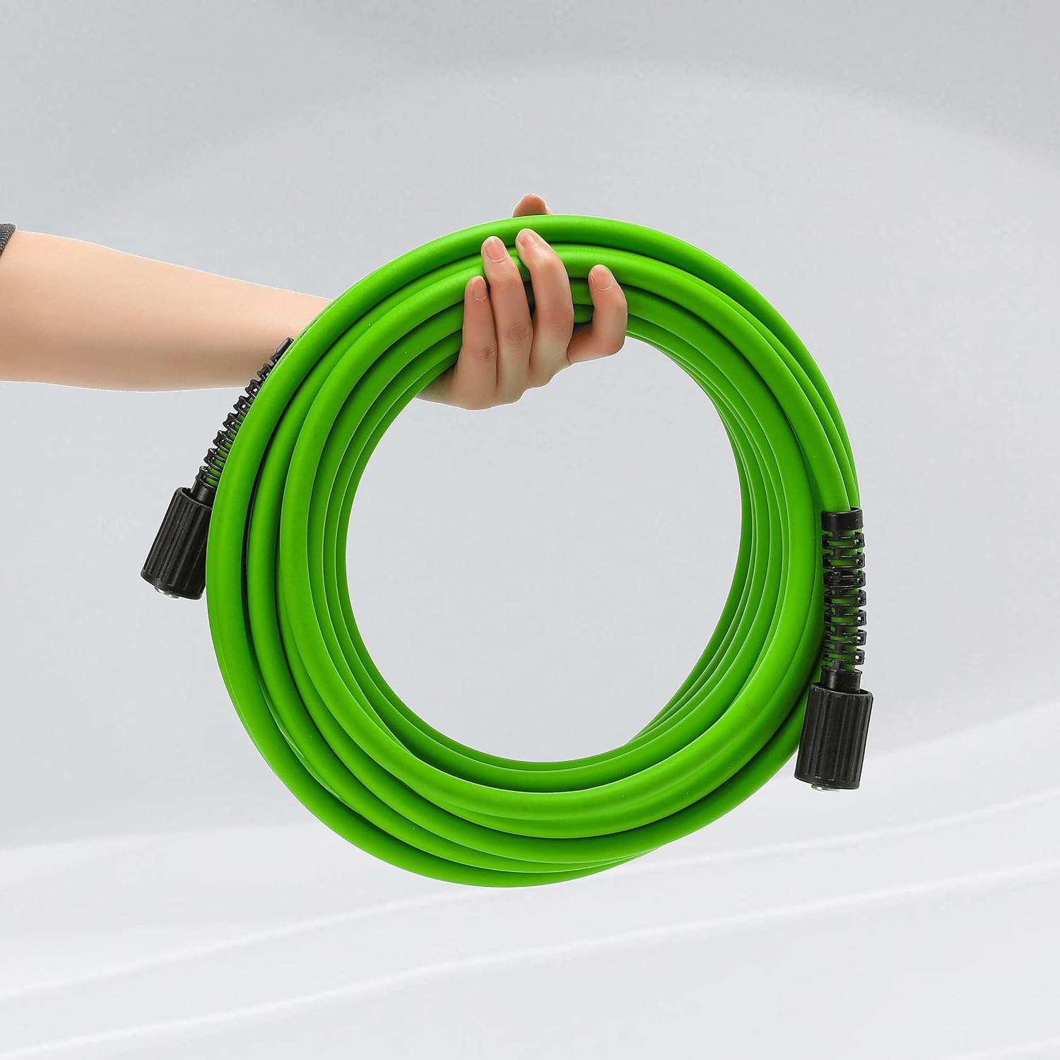 PWACCS Pressure Washer Hose for Power Washer – 3600 PSI Kink Resistant Pressure Washing Extension Hose 50 FT x 1-4 – Universal Electric Power Wash Hose for Replacement – 7