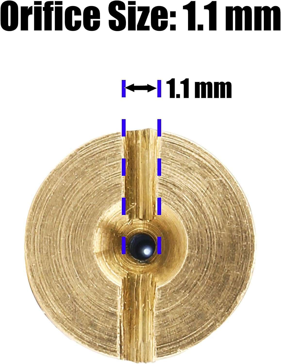 RIDGE WASHER 1.1 mm Foam Cannon Orifice Nozzle, Universal Thread Tips for Snow Foam Lance, 2-Pack - 4