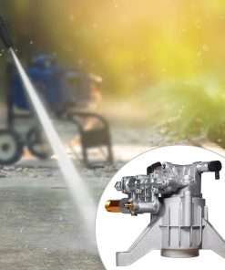 TOOLCY 7-8 Shaft Vertical Pressure Washer Pump - Max 3100 PSI @ 2.5 GPM OEM & Power Washer Pump for Gas Washer - Pre-Filling Gear Oil - 7