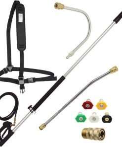 Twinkle Star 4000 PSI Commercial Grade Telescoping Pressure Washer Wand for Pressure Washers with Belt - 1