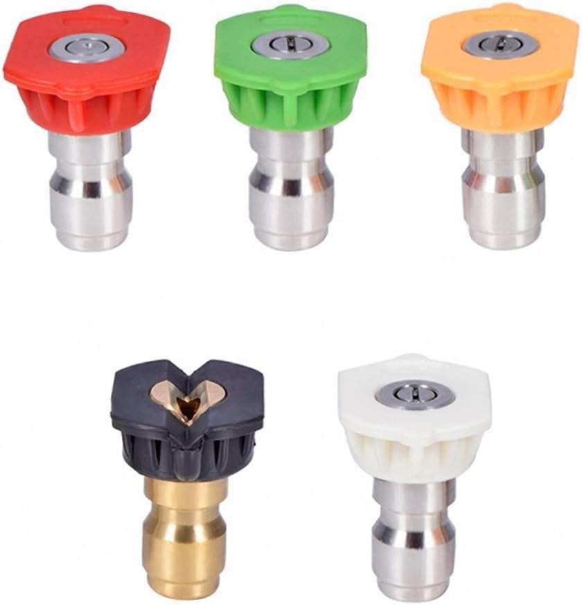 Twinkle Star Pressure Washer Nozzle Tips Multiple Degrees, 1-4 INCH (2.5 GPM) - 1