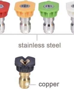 Twinkle Star Pressure Washer Nozzle Tips Multiple Degrees, 1-4 INCH (2.5 GPM) - 4