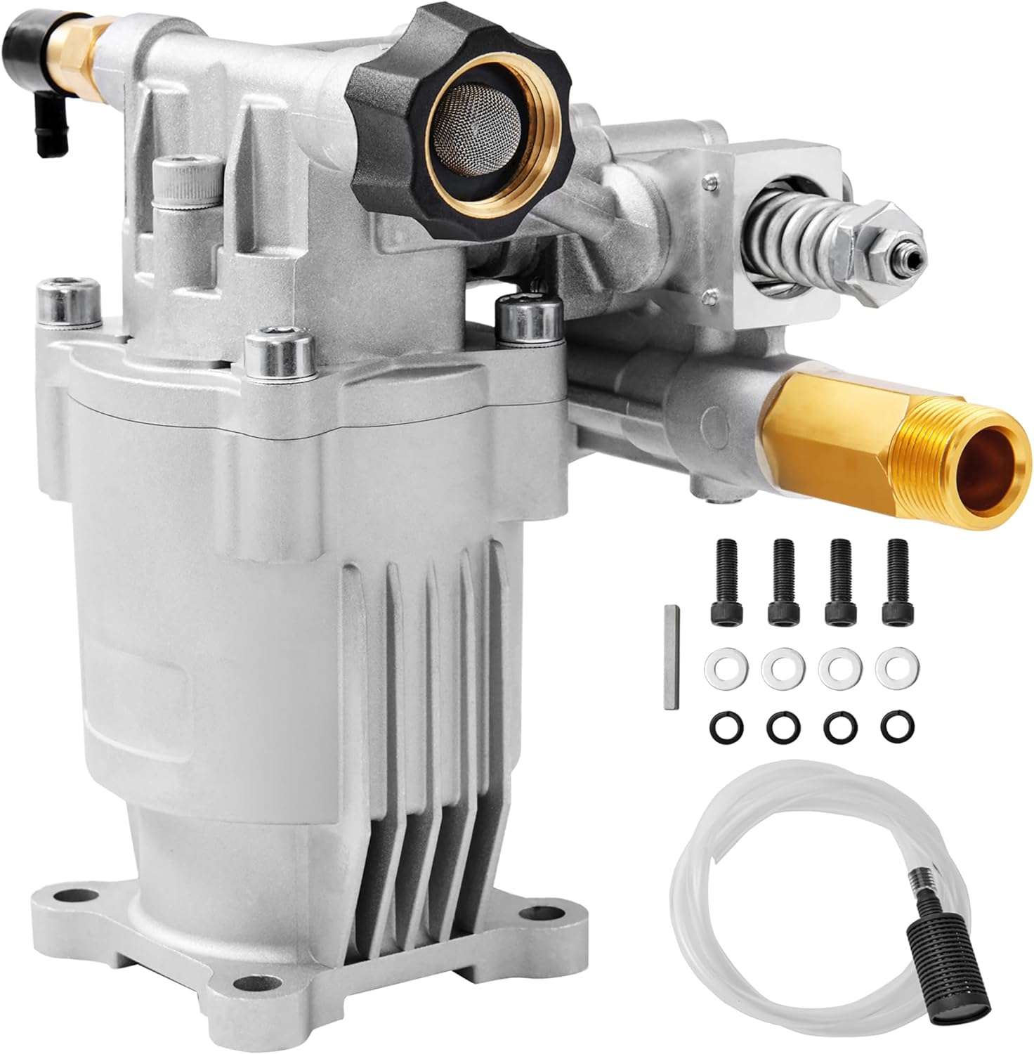VEVOR Pressure Washer Pump, 3-4 Shaft Horizontal, 3400 PSI, 2.5 GPM, Replacement Power Washer Pumps Kit, Parts Washer Pump, Compatible - 1