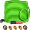 YAMATIC Super Flexible Pressure Washer Hose 50FT X 1-4, Kink Resistant 3200 PSI Heavy Duty Power Washer Extension Replacement Hose With M22-14mm x 3-8 Quick Connect Kit - 1