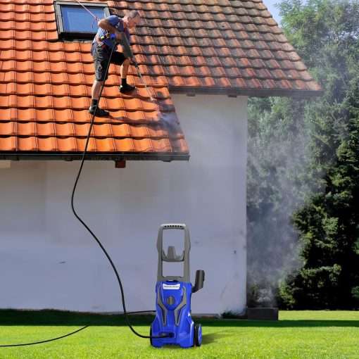 4200 PSI 2.8 GPM Power Washer Electric Powered - Electric Pressure Washer with 25 FT Hose 4 Interchangeable Nozzle & Foam Cannon, for Cars, Patios, and Floor Cleaning - 3