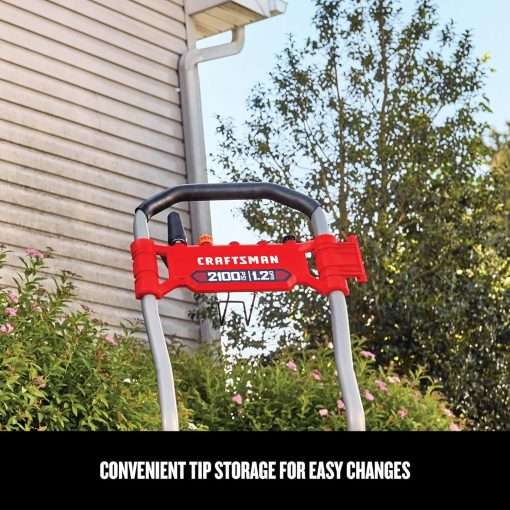 Craftsman Electric Pressure Washer, Cold Water, 2100-PSI, 1.2 GPM, Corded (CMEPW2100) - 5