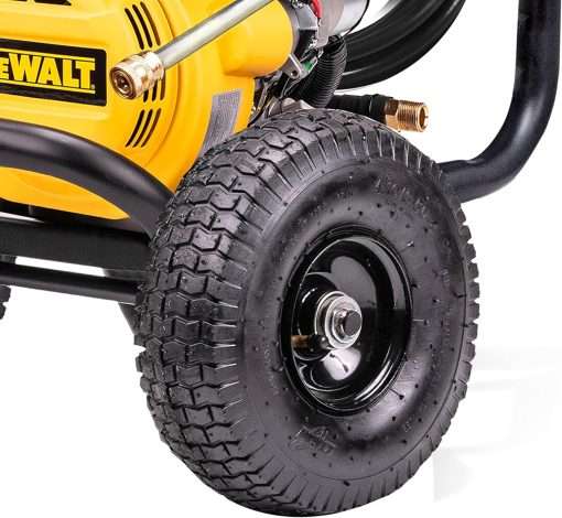 Dewalt DXPW3300-S 3300 PSI Gas Pressure Washer, 2.4 GPM Axial Cam Pump, 208cc Engine, Spray Gun and Wand, 5 QC Nozzles, 1-4-in. x 25-ft. Hose, 49-State - 8