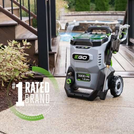EGO HPW3200 3200 PSI 56-Volt Lithium-ion Cordless Pressure Washer with Multiple Power Mode and Peak Power, Battery and Charger not Included - 2