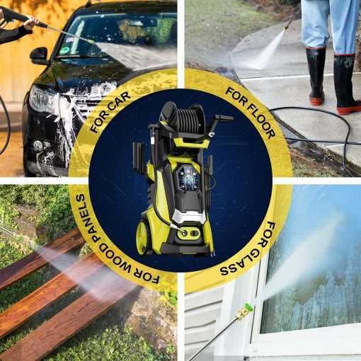 Electric Pressure Washer 4500 PSI 3.2 GPM Touch Screen Adjustable Pressure,4 Nozzles and 500ml Foam Cannon Power Washer Cleaning for Patio - 6