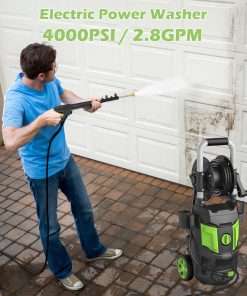 Electric Pressure Washer - 4500PSI Max 2.8 GPM with 20FT Hose,35FT Power Washers Power Cord Foam Cannon 4 Nozzles Power Washer Electric Powerd for Patios Car Garden - 2