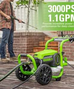 Greenworks 3000 PSI (1.1 GPM) TruBrushless Electric Pressure Washer (PWMA Certified) - 4