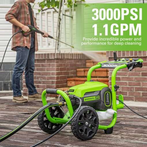Greenworks 3000 PSI (1.1 GPM) TruBrushless Electric Pressure Washer (PWMA Certified) - 4