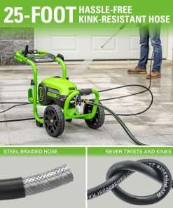 Greenworks 3000 PSI (1.1 GPM) TruBrushless Electric Pressure Washer (PWMA Certified) - 7