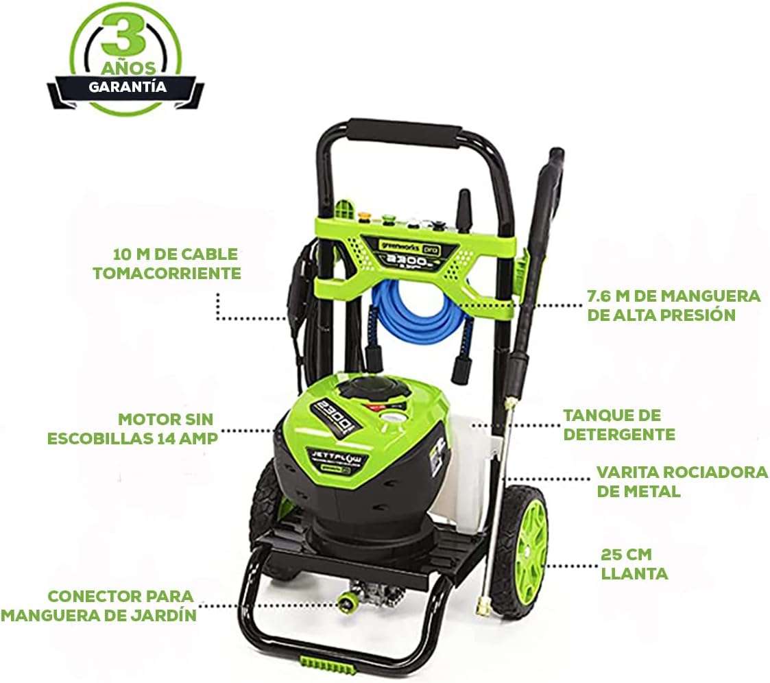 Greenworks PRO 2300 PSI TruBrushless (2.3 GPM) Electric Pressure Washer (PWMA Certified) - 4