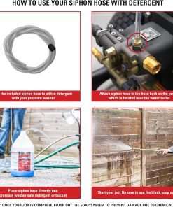 Simpson Cleaning MS61084-S MegaShot 3400 PSI Gas Pressure Washer, 2.5 GPM, Kohler SH270, Includes Spray Gun and Extension Wand, 5 QC Nozzle Tips, 5-16-in. x 25-ft. MorFlex Hose, Black - 5Simpson Cleaning MS61084-S MegaShot 3400 PSI Gas Pressure Washer, 2.5 GPM, Kohler SH270, Includes Spray Gun and Extension Wand, 5 QC Nozzle Tips, 5-16-in. x 25-ft. MorFlex Hose, Black - 5