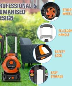 Electric Power Washer 4200PSI 2.5 GPM Pressure Washer with 25 Ft Hose, 4 Quick Connect Nozzles Power Washers Electric Powered Clean Car-Patios - 3