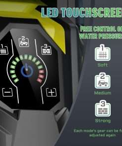 Electric Pressure Washer 4800 PSI 3.5 GPM Power Washer Touch Screen Adjustable Pressure,4 Nozzles and 500ml Foam Cannon Power Washer Cleaning for Patio 4800 PSI - 2