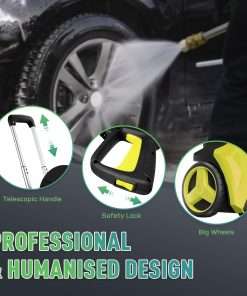Electric Pressure Washer 4800 PSI 3.5 GPM Power Washer Touch Screen Adjustable Pressure,4 Nozzles and 500ml Foam Cannon Power Washer Cleaning for Patio 4800 PSI - 4