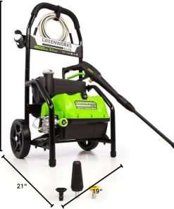 Greenworks PW-1800 1800 PSI 1.1 GPM Electric Pressure Washer - 14