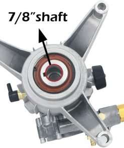 Pressure Washer Pump Replacement, 7-8 Shaft Vertical Pressure Pump, Power Washer Pumps, 2400-2800PSI Pumps Replacement for Pump Pressure Power Washer - 8