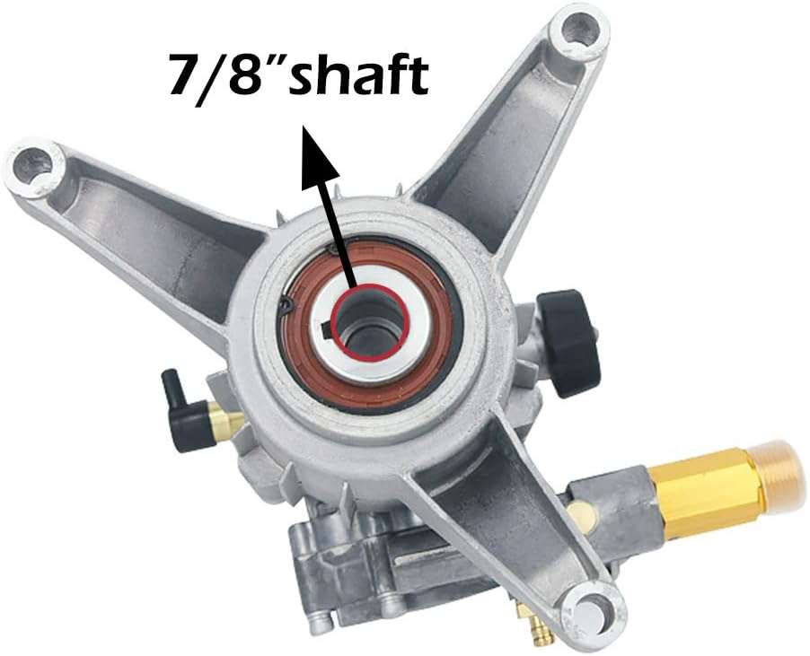 Pressure Washer Pump Replacement, 7-8 Shaft Vertical Pressure Pump, Power Washer Pumps, 2400-2800PSI Pumps Replacement for Pump Pressure Power Washer - 8