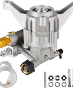Vertical Pressure Washer Pump 7-8 Shaft, 3000 PSI, 2.5 GPM Replacement Power Washer Pump, Compatible with gcv190, 308653078, Rear facing, M22-14mm Outlet - 1