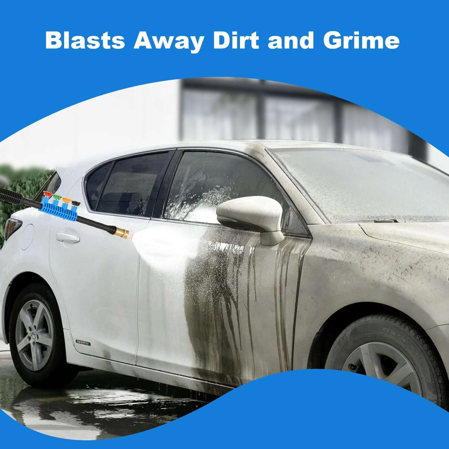 Electric Pressure Washer 4500 PSI 2.8 GPM High Power Washer with 4 Pressure Nozzle and Foam Cannon, powerwashers - 2