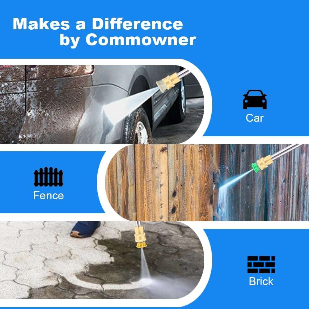 Electric Pressure Washer 4500 PSI 2.8 GPM High Power Washer with 4 Pressure Nozzle and Foam Cannon, powerwashers - 7
