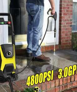 Electric Pressure Washer, 4800PSI Max 3.0 GPM Power Washer with 20FT Hose, 35FT Cord, 4 Nozzles Foam Cannon High Pressure Washer for Car Patio Garden - 2