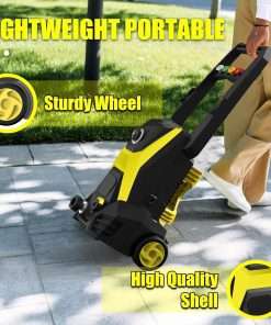 Electric Pressure Washer, 4800PSI Max 3.0 GPM Power Washer with 20FT Hose, 35FT Cord, 4 Nozzles Foam Cannon High Pressure Washer for Car Patio Garden - 6