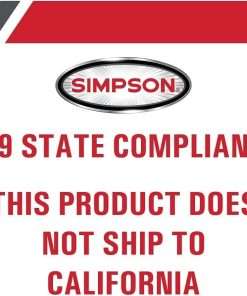 Simpson 61014 3500 PSI at 2.5 GPM Honda GX200 with AAA AX300 Axial Cam Pump Cold Water Professional Gas Pressure Washer PS61002-S - 5