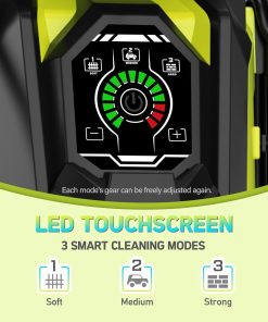 Pressure Washer Power Washers with Touch Screen, 5000PSIIMAX, High Pressure Cleaning Machine with 4 Quick Connect Nozzles and Foam Cannon for Cars Driveways Patios Fences - 2