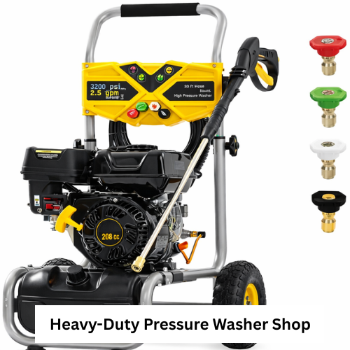 Heavy-Duty Pressure Washer Shop