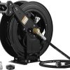 JOEJET Auto-Retractable Pressure Washer Hose Reel, 50FT x 3-8 Heavy Duty Steel Power Washer Hose Reel Dual Arm, 4000 PSI - 1