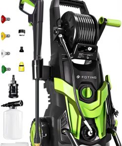 2026NEW Pressure Power Washer 4500PSI with 4 Quick Connect Nozzles, Inlet Hose & Filter, Foam Cannon for Cars-Fences-Driveways-Patios-Home Cleaning,28 X 13 X 13 - 1
