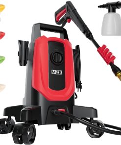 Pressure Washer, 5200PSI Power Washer with 4 Quick Connect Nozzles, High Pressure Cleaning Machine with Foam Cannon for Cars-Fences-Driveways-Patios-Home Cleaning - 1