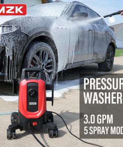 Pressure Washer, 5200PSI Power Washer with 4 Quick Connect Nozzles, High Pressure Cleaning Machine with Foam Cannon for Cars-Fences-Driveways-Patios-Home Cleaning - 2