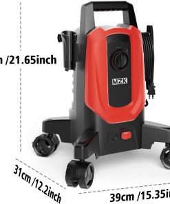 Pressure Washer, 5200PSI Power Washer with 4 Quick Connect Nozzles, High Pressure Cleaning Machine with Foam Cannon for Cars-Fences-Driveways-Patios-Home Cleaning - 3