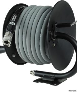 ESSENTIAL WASHER Pressure Washer Hose Reel 50 FT Kit - 4000 PSI Power Washer Hose Reel - Made For 3-8 Hose - Comes With Additional Accessories - 6
