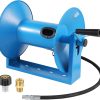 RIDGE WASHER Pressure Washer Hose Reel 180FT, Mounted Heavy Duty High Power Washer Hose Reel, 4000 PSI Manual Crank Hoses Reel, 3-8' Whip Hose - 1