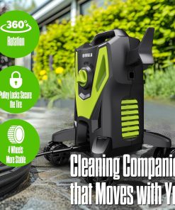 Pressure Washer -4800PSI Power Washer with 4 Quick Connect Nozzles, High Pressure Cleaning Machine with Foam Cannon for Car-Garage-Patio Home Cleaning - 3
