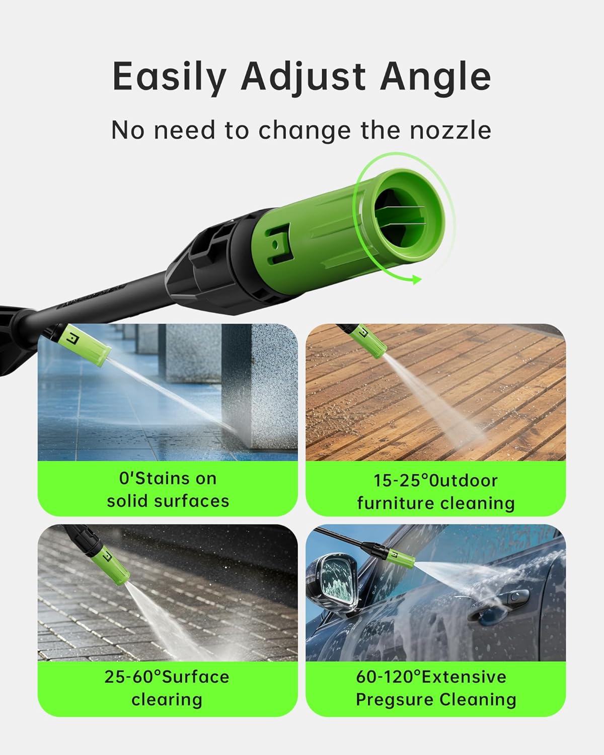 Pressure Washer, Patoolio Power Washers with Foam Cannon 4200PSI for Fences-Patios-Decks-Patios and Cars Powerwasher - 4